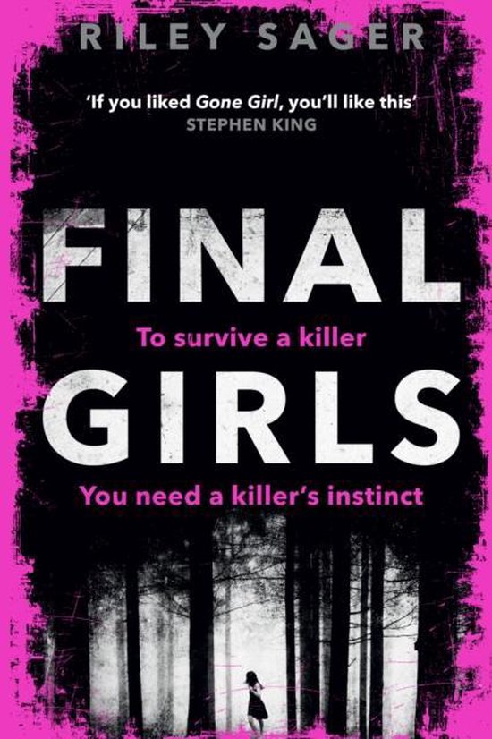 The cover of Final Girls, A girl running in the woods with the tittle and author above. - BookDragon